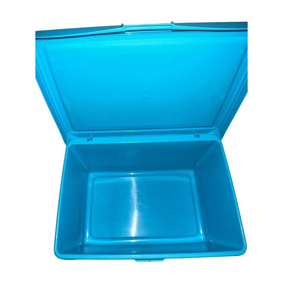 Baby Wipes Empty Container Refillable Retro Blue Vintage Nursery Baby Fresh - Picture 9 of 11